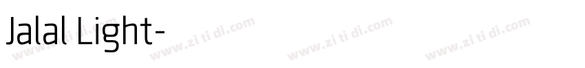 Jalal Light字体转换